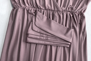 Phụ Nữ Không Thường Xuyên Rắn Màu Sexy Dài-Tay V Sâu Bên Váy Của Phụ Nữ Buổi Tối Ăn Mặc <span class=keywords><strong>Pluz</strong></span> Kích Thước - Product Image 6