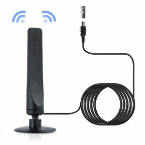 Antenna <span class=keywords><strong>TV</strong></span> Digitale da Interno ad Alto Guadagno con Ventosa Verticale HDTV-T, Antenna <span class=keywords><strong>TV</strong></span> Digitale Terrestre con Cavo da 3M, 4K 1080p DVB-T2 - Product Image 1