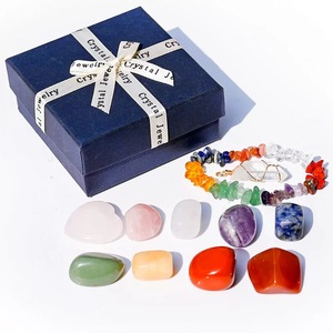 Venta al por mayor de cristal natural 7 Chakra colgante de cuarzo rosa corazón <span class=keywords><strong>punto</strong></span> Hexagonal para regalos - Product Image 2