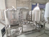 Équipement de brassage commercial 200L : Système de brasserie avec chaudière de mouture et de décantation pour micro-brasserie