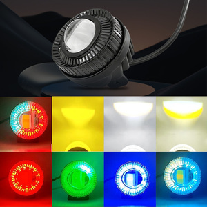JHS 迷你摩托车聚光灯 白色黄色闪光 RGB LED 聚光灯 雾灯 灯头灯灯泡 适用于自行车 摩托车 - Product Image 3