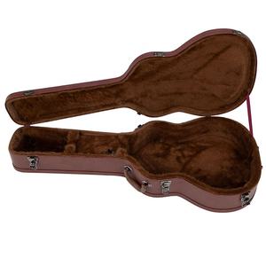 กล่องใส่เครื่องดนตรีทำจากไม้ทำจากไม้ทำจากหนังทรงโดมกันความชื้น - Product Image 1