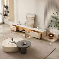 Table basse de salon de haute qualité, style nordique, en pierre, pour la maison