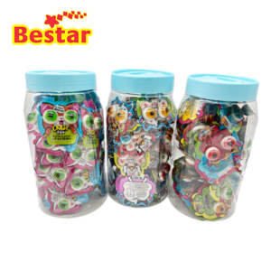 <span class=keywords><strong>Mini</strong></span> vache dessin animé globe oculaire en forme de bonbons Halal gommeux bonne qualité fruité aromatisé boîte de bonbons mous emballage pour les enfants - Product Image 4