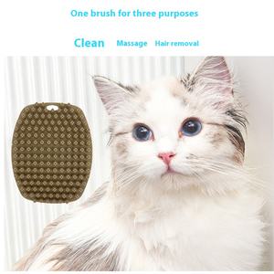 Brosse de bain en silicone neuve en gros, brosse à shampooing en silicone, brosse pour animaux de compagnie, usine - Product Image 2