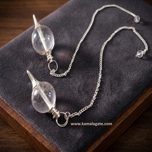 ขายส่งลูกตุ้มลูก Kambaba ลูกตุ้มแจสเปอร์พร้อมการติดตั้งสีทอง - Product Image 4