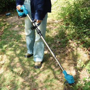 Color personalizable 21V 400W inalámbrico cortacésped Motor sin escobillas longitud de corte de malezas cambiable Mini cortador de césped - Product Image 1