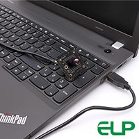 Módulo de Cámara USB ELP de 1 Megapíxel Super Mini 720p Gran Angular con Lente M7 de 120 Grados, Placa de Cámara Web Digital HD Integrada para PC PI