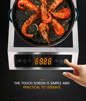 Appareils de cuisson à induction commerciaux de haute qualité 3500W pour une cuisson rapide, machines de cuisine pour hôtel et restaurant