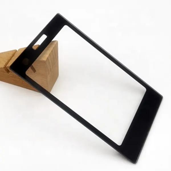 Personalizzato di seta stampa dello schermo piatto temperato trasparente dipinta pannello di vetro intelligente targa di copertura