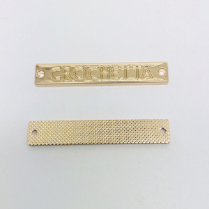 Étiquette métallique personnalisée, badge métallique avec logo pour l'emballage de cosmétiques et de soins de la peau, conception personnalisée, vente en gros pour les produits de beauté - Product Image 6