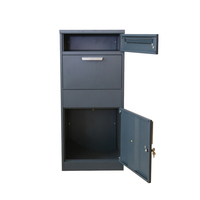 Boîtes aux lettres antivol en métal à démontage rapide, boîtes de dépôt de colis, boîte aux lettres de livraison, acier galvanisé, grande boîte de dépôt de colis, extérieur
