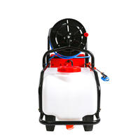 Pulvérisateur Électrique Agricole Rechargeable de 60 L sur Chariot à Main avec Roues