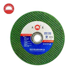Goede Prestaties Groene Super Dunne Snijschijf 4Inch 4 1/<span class=keywords><strong>2</strong></span> Inch 5Inch Afgesneden Wiel Voor Metaal Roestvrij Staal En Koolstofstaal - Product Image 1