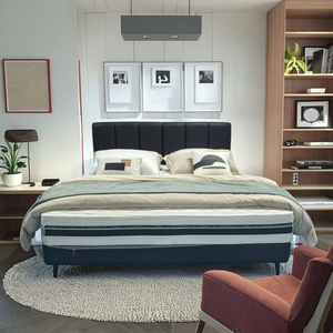 <span class=keywords><strong>Letto</strong></span> <span class=keywords><strong>Matrimoniale</strong></span> Moderno in Tessuto con Testiera Sottile, Design <span class=keywords><strong>Salvaspazio</strong></span> per Piccoli Appartamenti, Seconda Camera da <span class=keywords><strong>Letto</strong></span> o Camera dei Bambini - Product Image 3