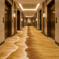 Maßgefertigter Hotel-Flur-Teppich aus Bedrucktem Nylon, Umweltfreundlich, Weich, Getuftet, Wand-zu-Wand-Teppich
