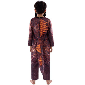 Disfraz de Cosplay para Niños de 8 a 13 Años, Diseño de Fuego, Ropa de Actuación, Tela de Poliéster, Otoño 2023 - Product Image 3