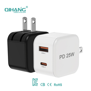 New Mini Tường Adapter 25W A + C Siêu Nhanh Sạc Hỗ Trợ Sạc Hai Thiết Bị - Product Image 1