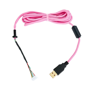 Kabel <span class=keywords><strong>Mouse</strong></span> PVC dengan Konektor JST Crimp 5 Pin USB 2.0 Kustom Pabrik untuk Perakitan Kabel Otomotif Kustom - Product Image 1