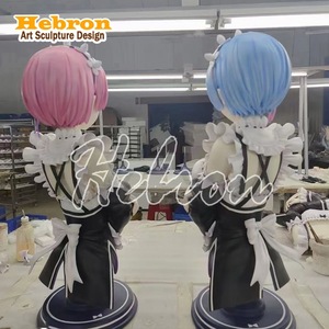 Statua <span class=keywords><strong>in</strong></span> Resina a Grandezza Naturale di Rem dal Manga/Anime '<span class=keywords><strong>Life</strong></span> <span class=keywords><strong>in</strong></span> a Different World', Modello Busto <span class=keywords><strong>in</strong></span> Resina - Product Image 4