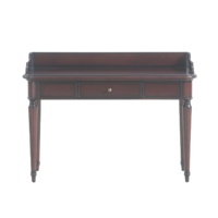 Bureau d'hôtel de luxe moderne Mobilier de bureau en bois avec organisateur sur pied pour chambre à coucher Hôtel ou maison Maquillage et utilisation de l'ordinateur