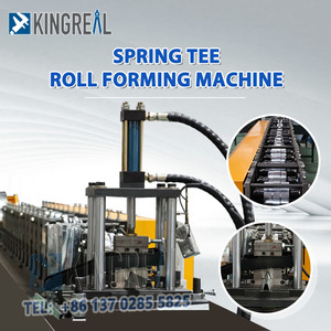 Máquina perfiladora de rejillas para techos suspendidos KINGREAL 20M/Min, máquina para fabricar soportes triangulares y perfiles en T con muelles, amplia <span class=keywords><strong>experiencia</strong></span> en proyectos. - Product Image 2