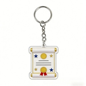 Venta al por mayor: Nuevo colgante de acrílico para llavero, regalo de recuerdo de graduación, amuleto para bolso con diseño de toga de licenciatura y birrete de doctor. - Product Image 2