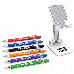 Factory 2 in 1 Ballpen Stylus Screen Ballpoint <b>Pen</b> for Promo Business Advertising Gift Wholesale Metal Ball <b>Pen</b> With Custom Logo - Product Image 1
