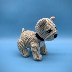 Usine personnalisé fils de coton au crochet chien Amigurumi animaux poupées Crochet bouledogue - Product Image 2