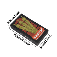 Caja expositora de conos de cigarrillos con botón de apertura a prueba de niños, OEM/ODM, paquete de cartón de 3/5 unidades, embalaje personalizado para pre-enrollados.