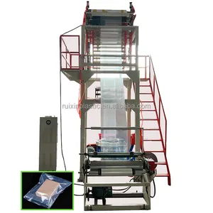 Good quality hdpe ldpe lldpe Plastic bag film blow machine with low price