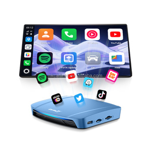 Adaptateur sans fil Carlinkit CarPlay et Android Auto pour voiture, système triple, 15 8G 128Go 512Go, double GPS, Tbox Ultra R Class Ai Box - Product Image 1