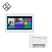 13,3 pulgadas Android 11 POE Tablet PC NFC montado en la pared para uso comercial sala de reuniones reserva barra de luz LED 4G opcional nuevo producto