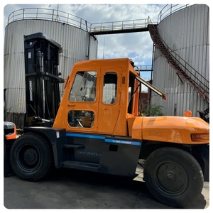 <b>Used</b> Vigoshop TCM FD100 Diesel Forklift with Three Stage Mast Widely <b>Used</b> in Steel Mills Ports and Freight Yards - Product Image 4