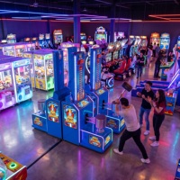 Machine de jeu d'arcade King of Hammer, testeur de force à monnayeur, High Striker avec panneau de score LED