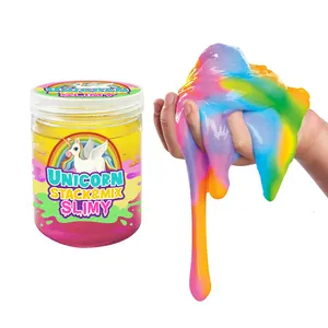 2024 Slime For Kids Wholesale Galaxy For Kids In Colors Unicorn Slime Birthday Party Favor Toys