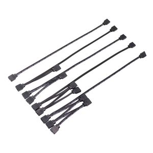 Angitu ARGB Stecker auf Buchse Motherboard Lichts teuerung Verlängerung kabel Adapter 24Awg 5V 1 X2X3X4X5X 3Pin ARGB SYNC Verlängerung kabel - Product Image 1