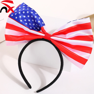 कस्टम <span class=keywords><strong>2026</strong></span> खेल प्रतियोगिता देश राष्ट्रीय ध्वज को समर्थन समारोह के लिए राष्ट्रीय ध्वज की चेयरिंग बेल्ट धनुष हेडबैंड - Product Image 2