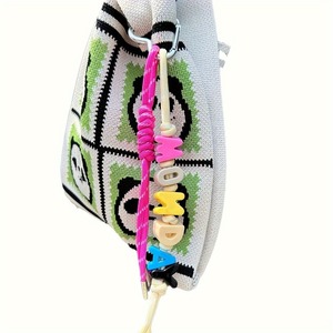 Cuentas acrílicas <span class=keywords><strong>de</strong></span> alfabeto inglés con orificio grande para educación temprana, joyería DIY, llaveros, cordones, accesorios para correas <span class=keywords><strong>de</strong></span> teléfono, inyectadas - Product Image 5