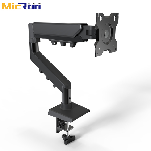Wholesale Factory Matte Black Mechanical Arm Rotatable Monitor Stand Monitor Arm