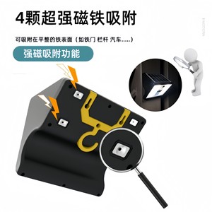 Solar <b>LED</b> Wall Lamp <b>Motion</b> <b>Sensor</b> Floodlight Remote Control Waterproof Hanging <b>Light</b> for Outdoor Camping - Product Image 5