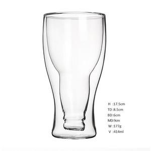 RTS Pères Jour Top Vente Vendeurs Bottoms Up Double Mur Potable Canette De Bière <span class=keywords><strong>En</strong></span> Verre Tasse Tasse Accessoires - Product Image 5