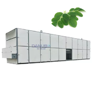 Séchoir à bande maillée pour feuilles de Moringa, fonctionnement continu 24h/24, ligne de production de séchage d'herbes - Product Image 1