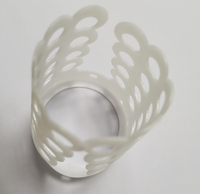 Prototypage rapide imprimé en 3D haute précision, cylindre en plastique à motif creux, service personnalisé