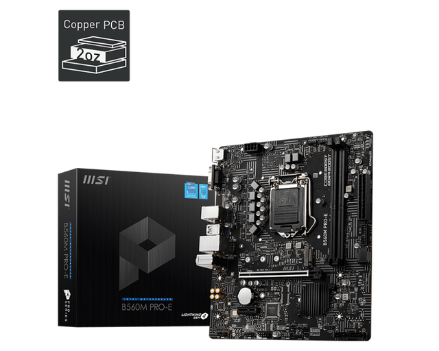 MSI B560M PRO-E Pc Gaming Motherboard Mainboard Quality Made China New DDR4 2Channel Mainboard