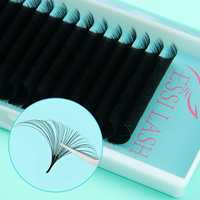 ESSI LASH Plateaux de cils individuels coréens en PBT en gros, pour extensions de cils volume facile à réaliser en éventail, pour artistes en cils