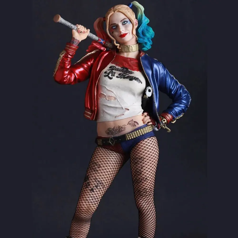 Harleen Quinzel palyaço kız çılgın oyuncaklar DC intihar kadro Action Figure PVC bebek Action Figure koleksiyon Model oyuncak