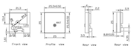 Module d'antenne GPS et GLONASS StrongFirst 25x25x8mm pour appareils portables et connectés