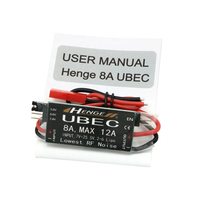 HENGE 4A 6A 8A 12A UBEC 5V 6V 7.4V Stabilisateur de tension à mode commuté BEC pour accessoires de batterie d'avion et de bateau RC