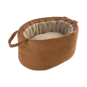 Proveedor líder de mascotas <span class=keywords><strong>Jema</strong></span> cama de nido de perro de lujo personalizada suave polar y gamuza moderna bolsa de transporte para perros y gatos - Product Image 3